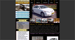 Desktop Screenshot of budgetcarrentalindia.com